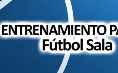 Entrenamiento pareja fútbol sala