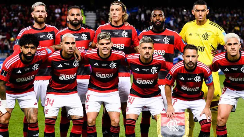 Jugadores del Flamengo