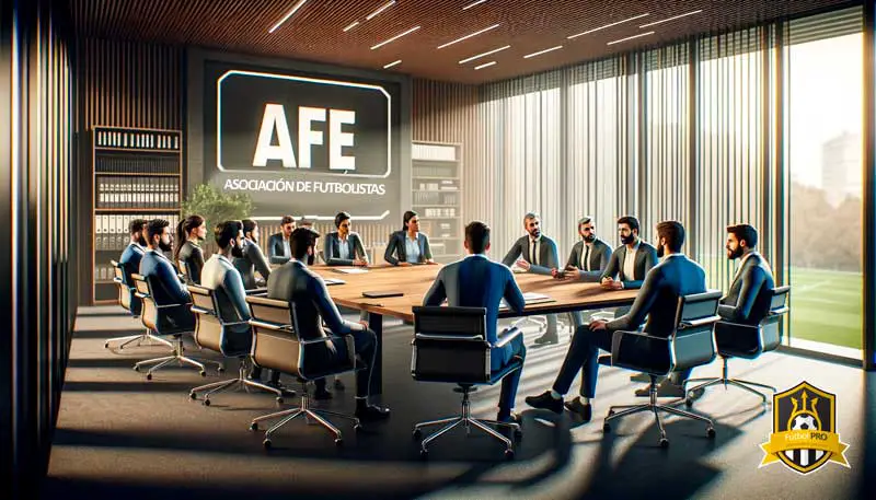 eunión de AFE (Asociación de Futbolistas Españoles)