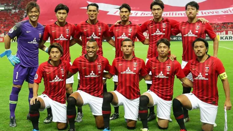 juagdores del Urawa Red Diamonds