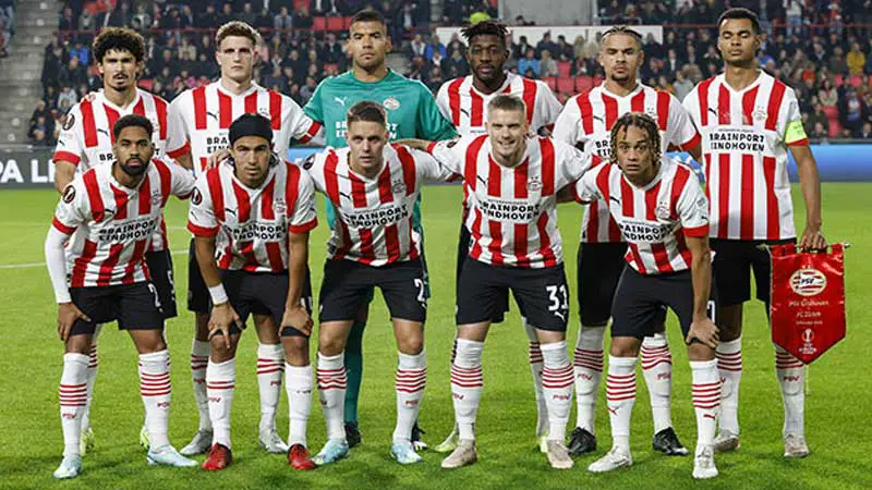 Jugadores del PSV Eindhoven