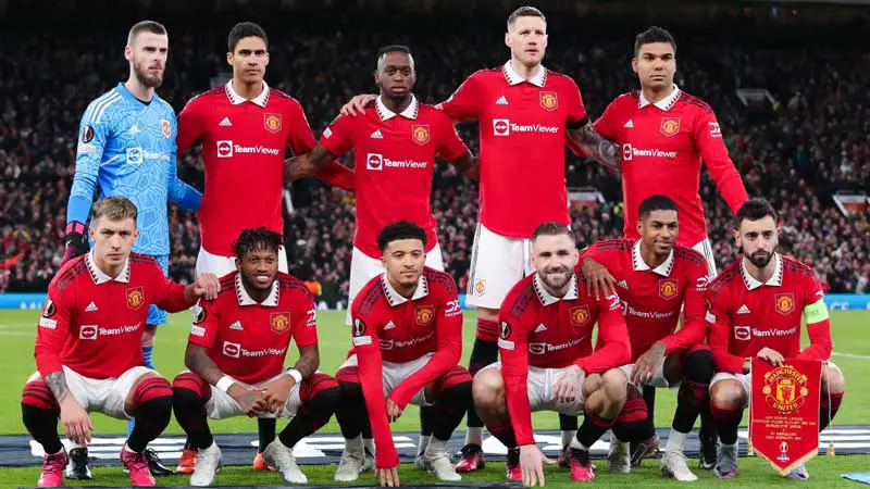 Jugadores del Manchester United