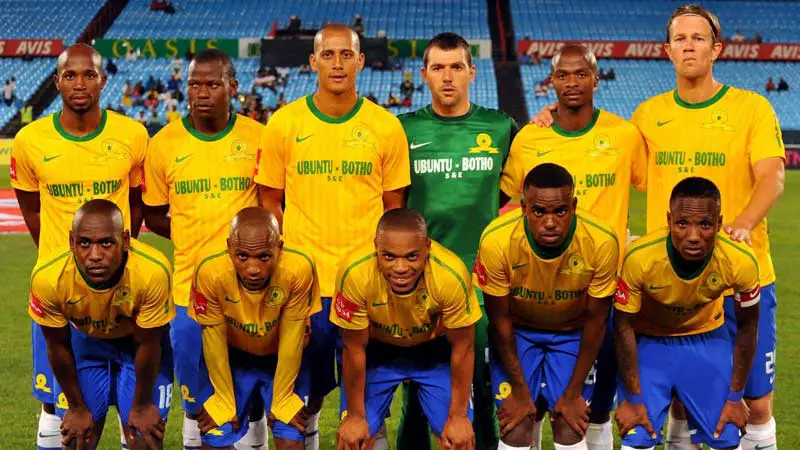 jugadores del Mamelodi Sundowns