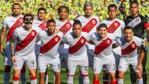 Jugadores de la Selección de Fútbol de Perú