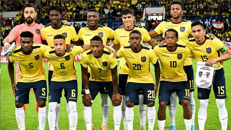 Jugadores de la Selección de Ecuador en el Fútbol