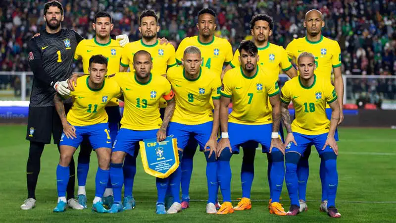 Jugadores Selección de Fútbol de Brasil