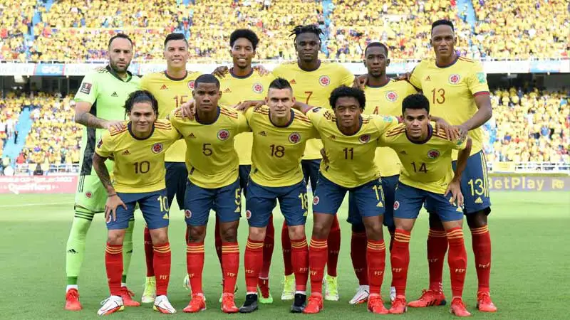 Jugadores de la Selección de Colombia de Fútbol