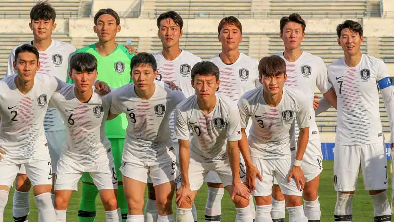 Jugadores de la Selección de Corea del Sur de Fútbol