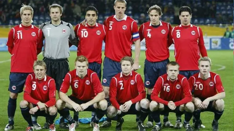 Jugadores de la Selección de Noruega de Fútbol