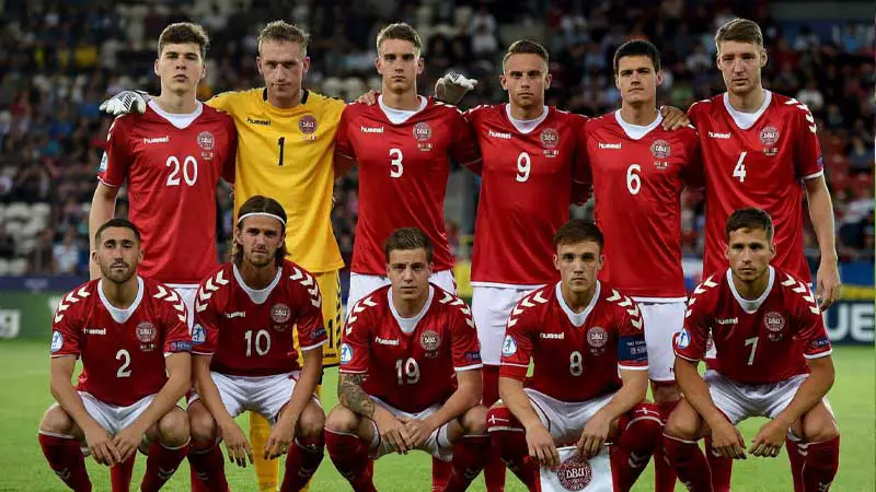 Jugadores de la Selección de Dinamarca de Fútbol