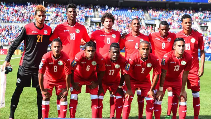 Jugadores de la Selección de Fútbol de Cuba
