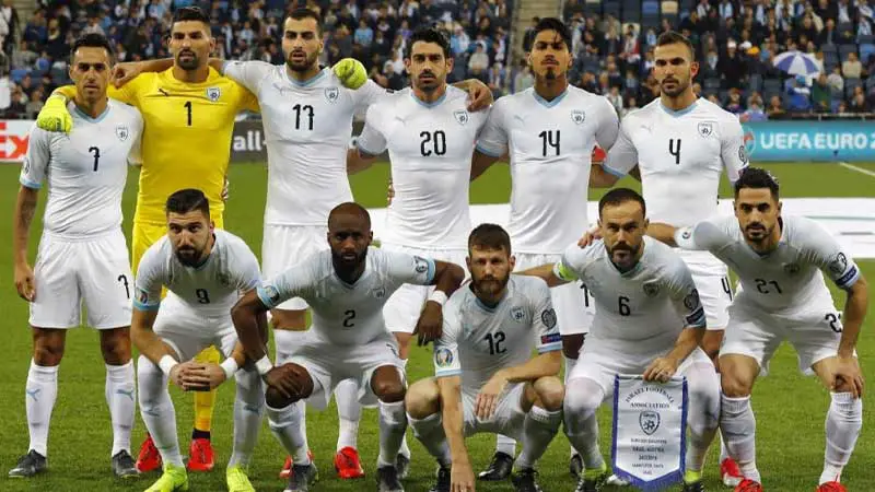 Jugadores de la Selección de Fútbol de Israel