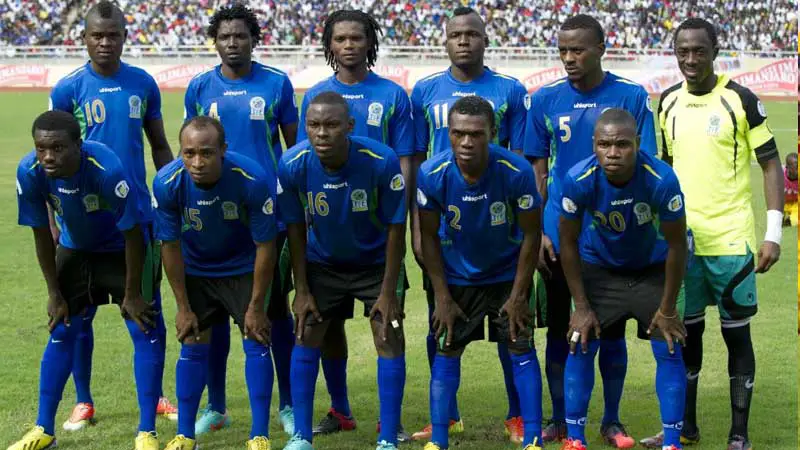Jugadores de la Selección de Fútbol de Tanzania