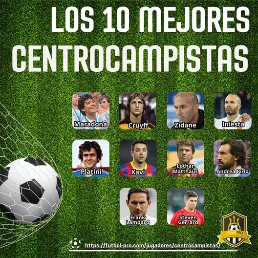 Los mejores CENTROCAMPISTAS de Fútbol11