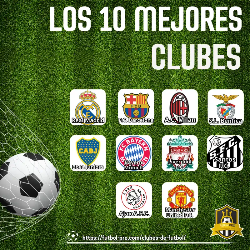Los mejores clubes de Fútbol 11